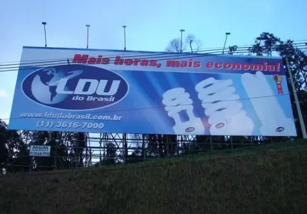 Painel Rodoviário e Front Light Rodovia dos Imigrantes SP-160