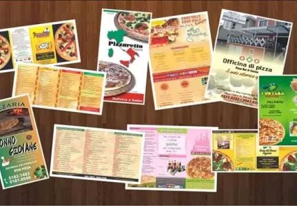 Cardápios para Pizzarias SP
