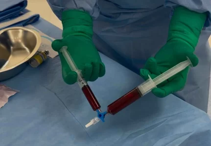 Infiltração no joelho