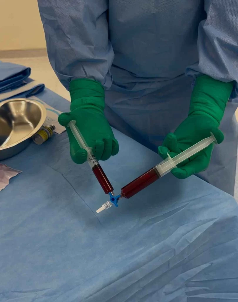 Infiltração no joelho