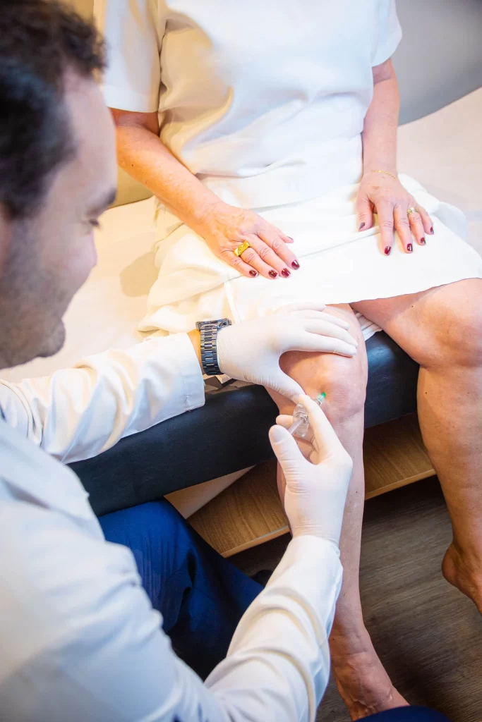 Infiltração no joelho em sp