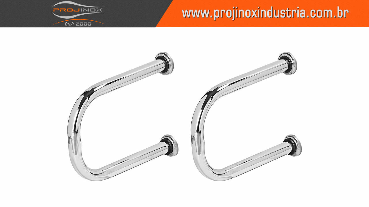 Barra de Apoio Inox 40 Cm