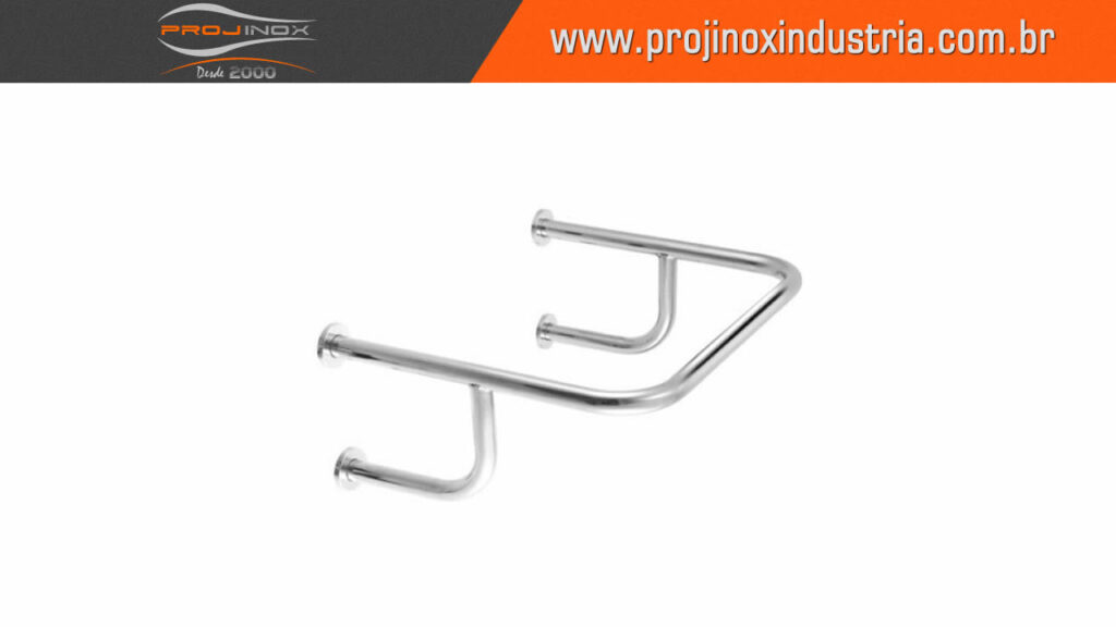 Barra de Apoio Inox para Banheiro