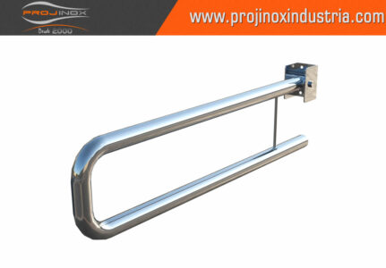 Barra de Apoio Inox para Lavatório de Canto