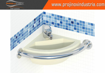 Barra de Apoio Inoxidável