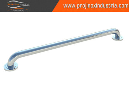 Barra de Apoio para Banheiro Em Inox Reta 80cm