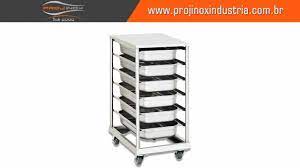 Carrinho em Aço Inox