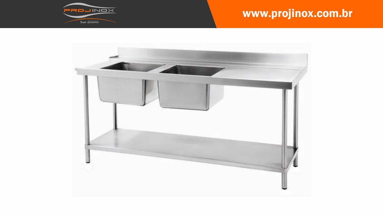 Mesa Com Cuba Inox