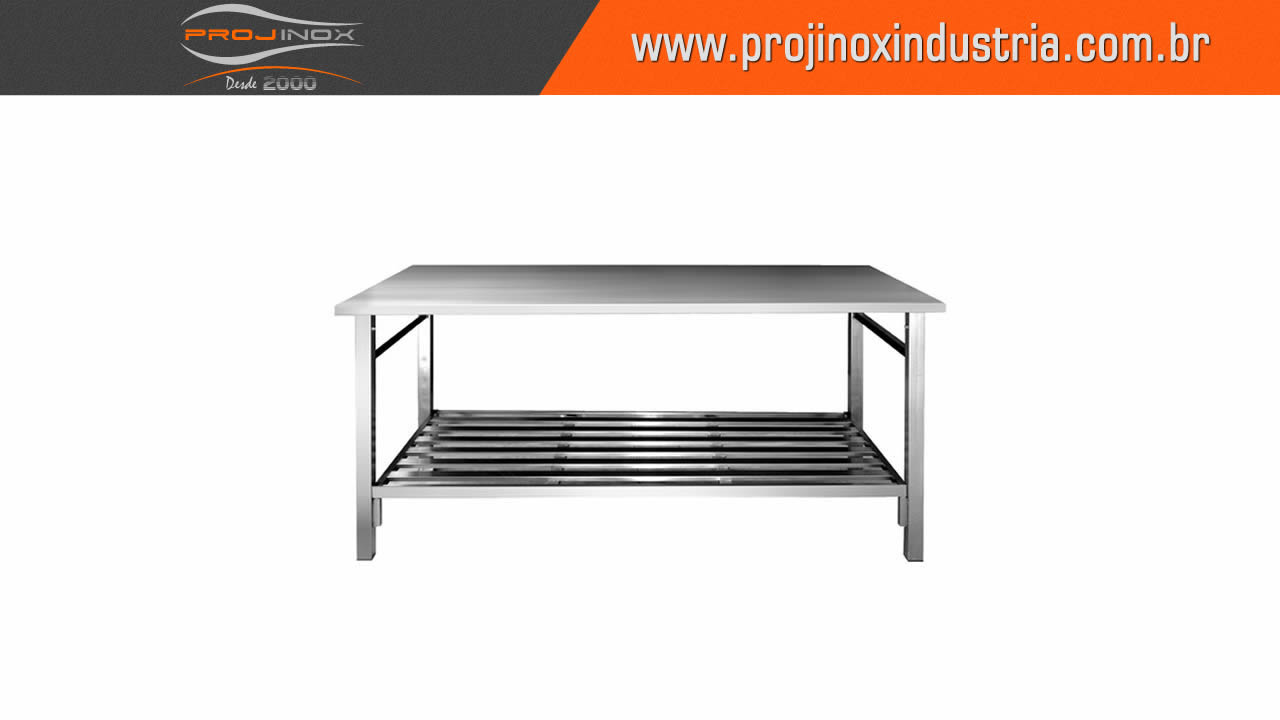 Mesa de Aço Inox