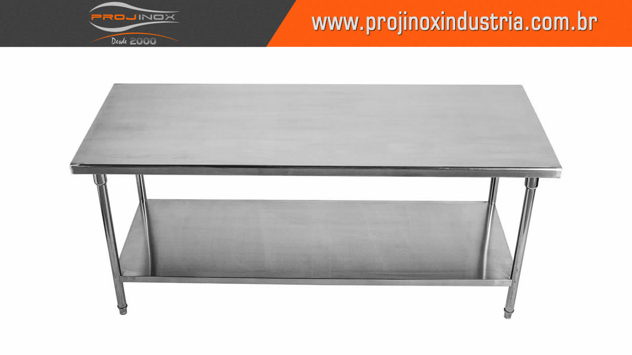 Mesa de Aço Inox para Cozinha