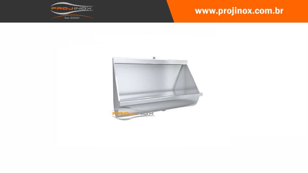 Mictório em Aço Inox