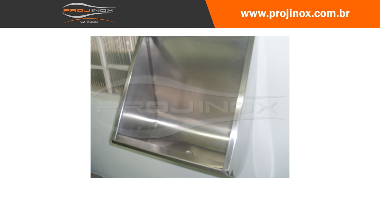 Mictório Coletivo em Aço Inox