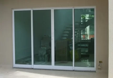 porta de correr de aluminio