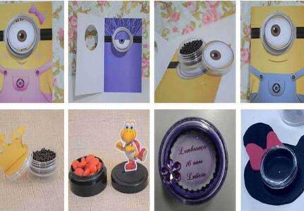 Potes Plásticos para Decoração