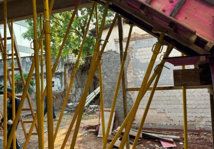 Escoramento para laje Santo André