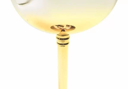 Taça gin degrade metalizada