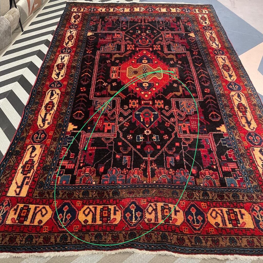 Colocação de antiderrapante em tapete