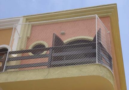 Redes de proteção com estrutura metálica em SP