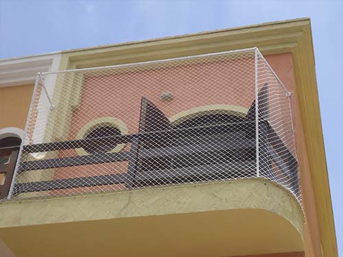 Redes de proteção com estrutura metálica em SP