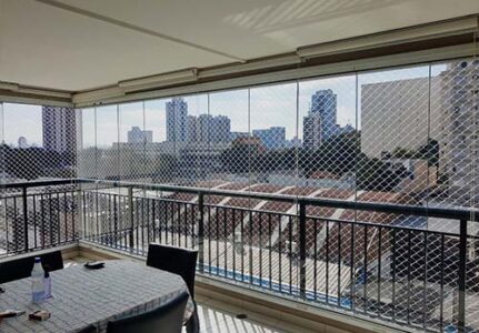 Tela de proteção com estrutura metálica melhor preço