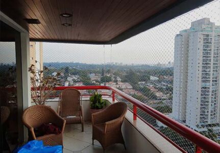 Telas de proteção para edifícios