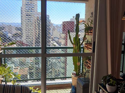 Telas de proteção na zona norte