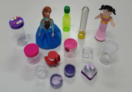 Potes Plásticos para Decoração de Festas