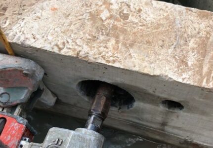 Furos em concreto preço