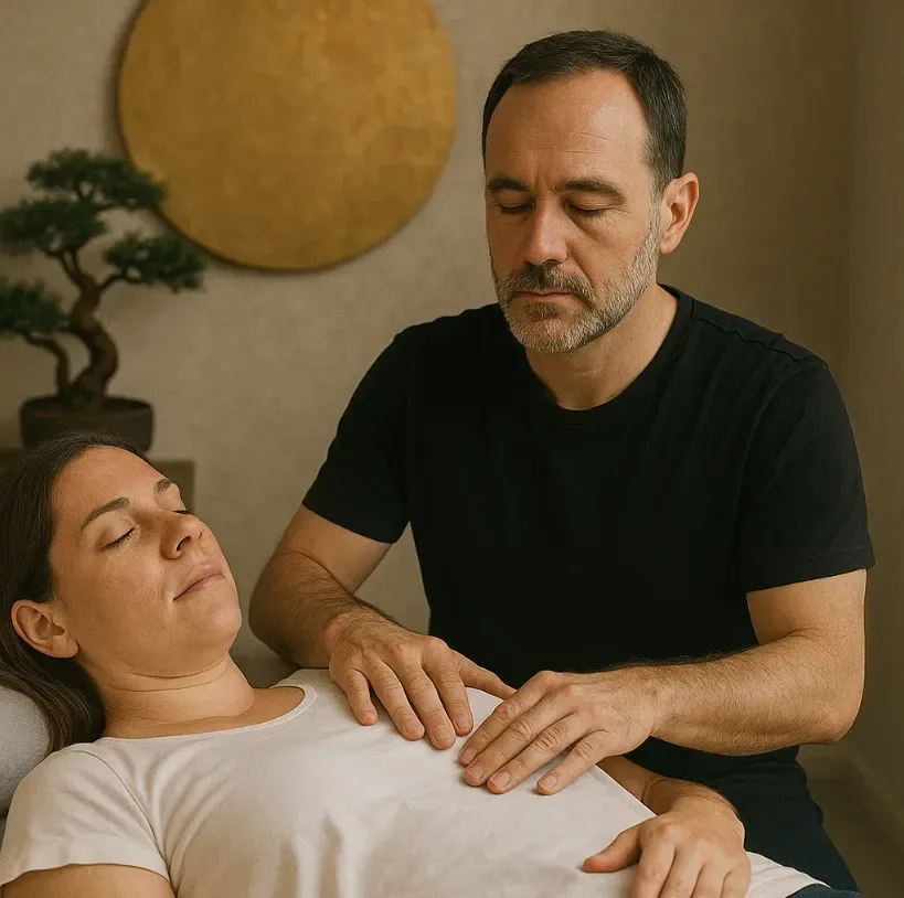 Melhor Microfisioterapeuta em São Paulo atendendo um paciente em clínica moderna